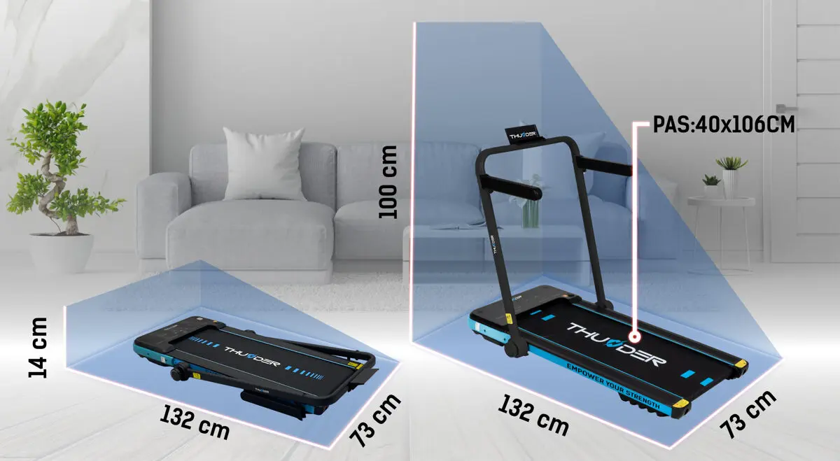 Banda de alergare Thunder Impact (Blue)