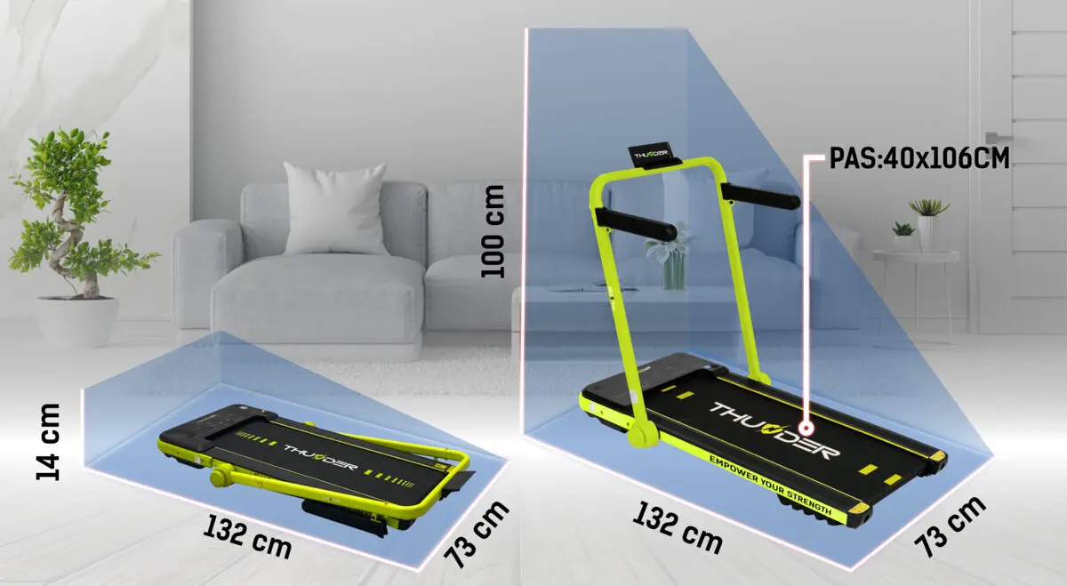 Беговая дорожка Thunder Impact (Lime)