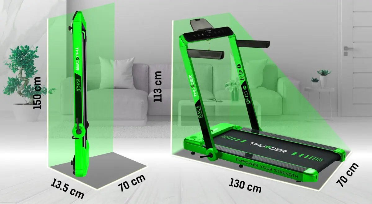 Banda de alergare Thunder Race (Green)