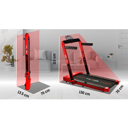 Banda de alergare Thunder Race (Red) Thumb