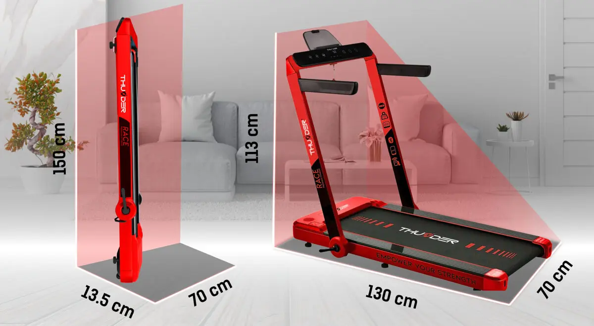 Banda de alergare Thunder Race (Red)