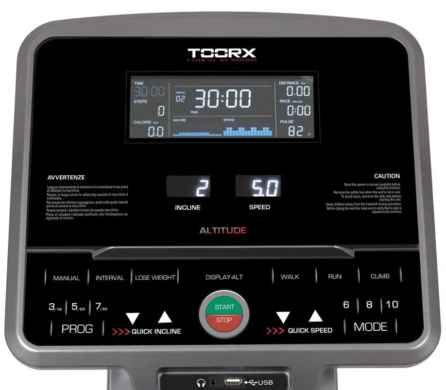 Banda de alergare Toorx Altitude (Black) - 6