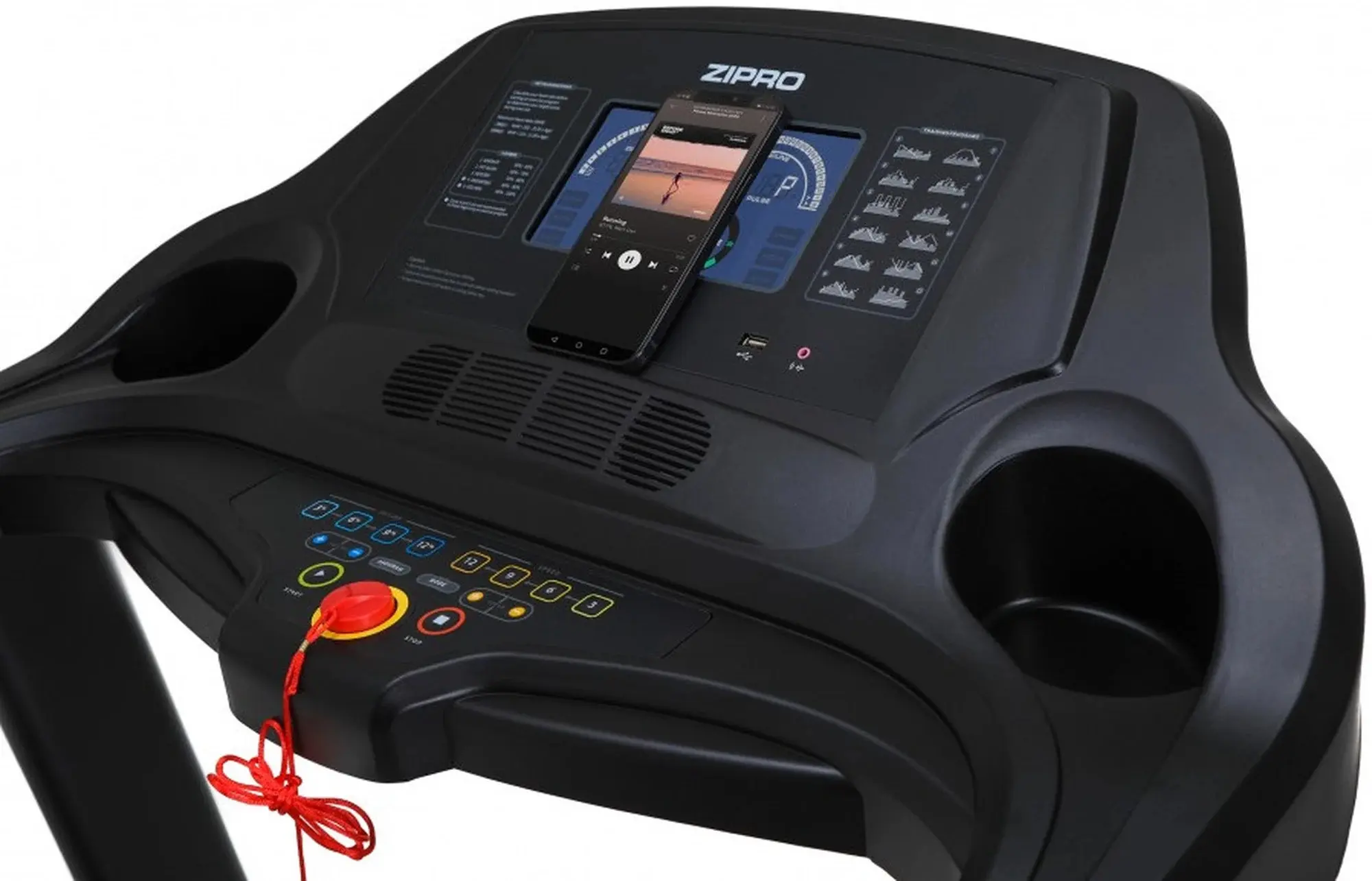 Беговая дорожка Zipro Notus (Black) - 5