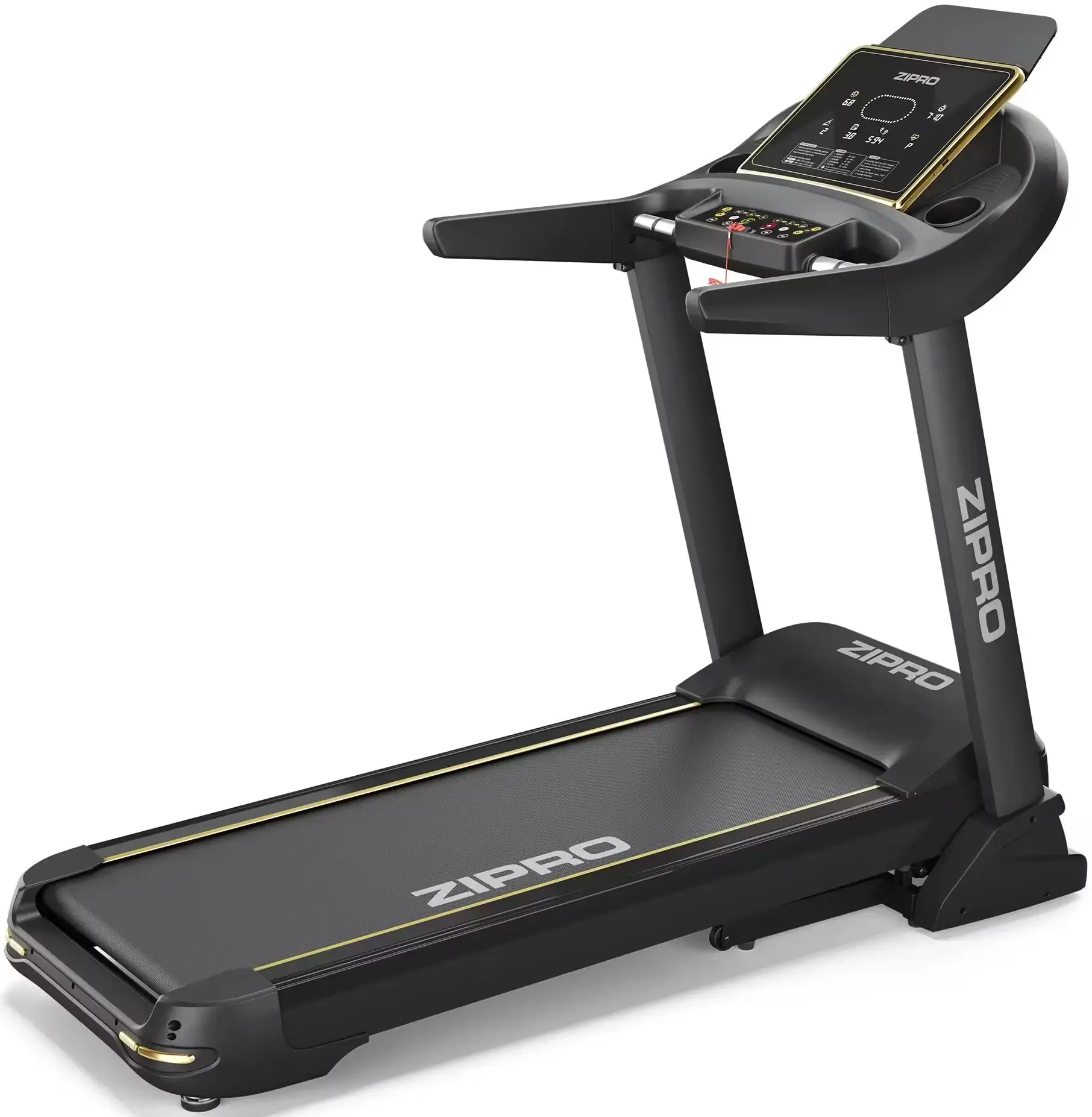 Беговая дорожка Zipro Pacemaker iConsole+ (Black/Gold) - 2