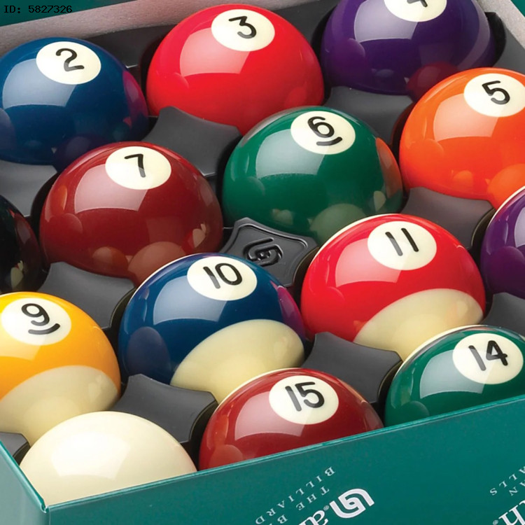 Jeu De Billes De Pool Aramith – 50,8 Mm – 7 Jaunes, 7 Bleues, 1 Noire + 1 Blanche 47 Mm – Fabrication Belge