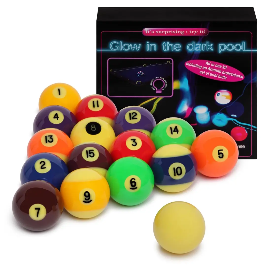 Set bile pentru pool Aramith Glow In The Dark
