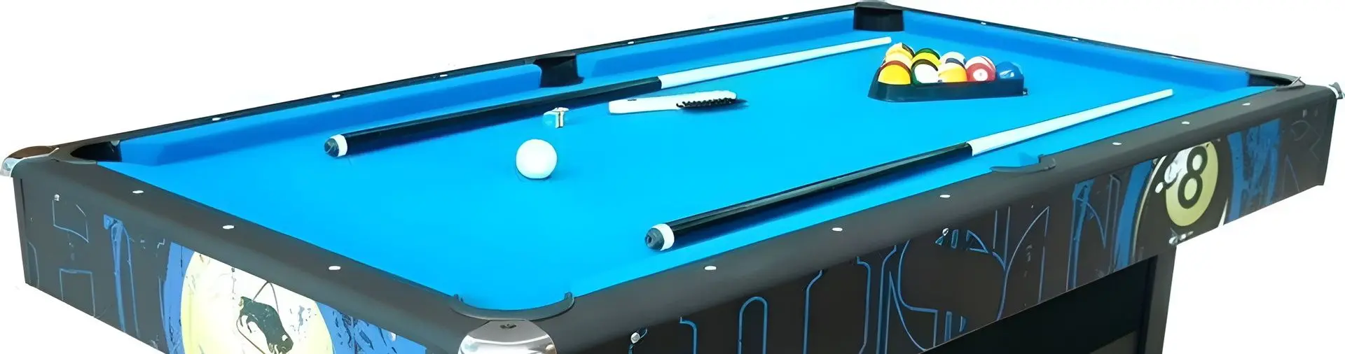 Бильярдный стол Buffalo Hustler 6FT (Black/Blue)
