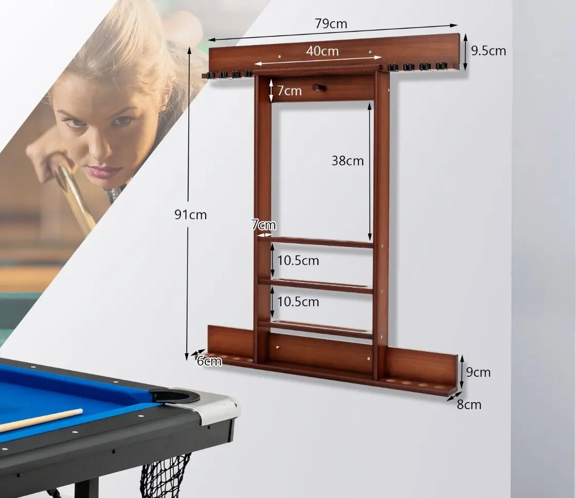 Киевница настенная Costway JV12230CF (Brown) - 4