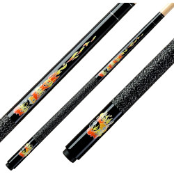 Бильярдный кий Dynamic Billard Classic Flames CF-02 (Black) Thumb