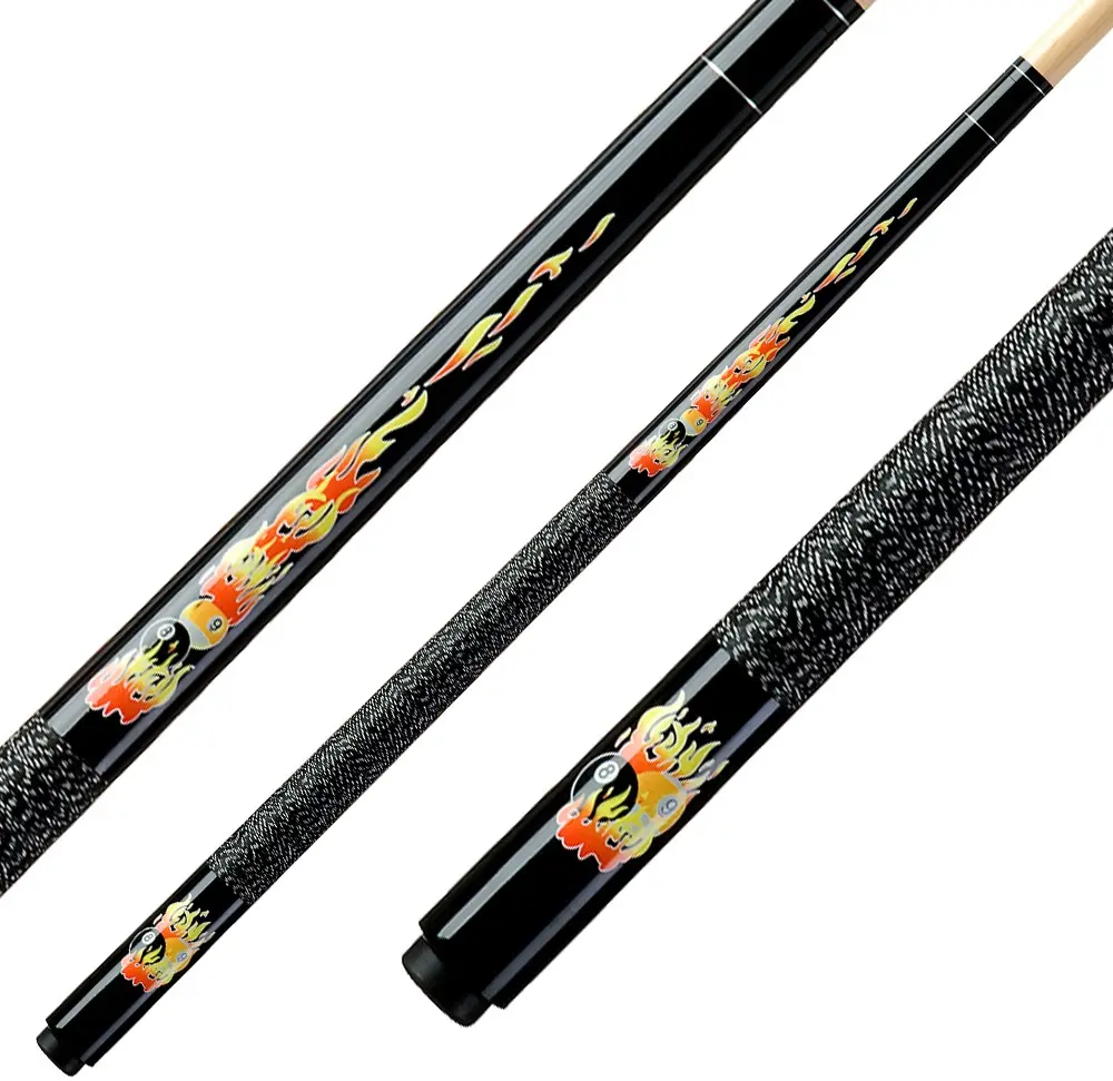 Бильярдный кий Dynamic Billard Classic Flames CF-02 (Black) - 2