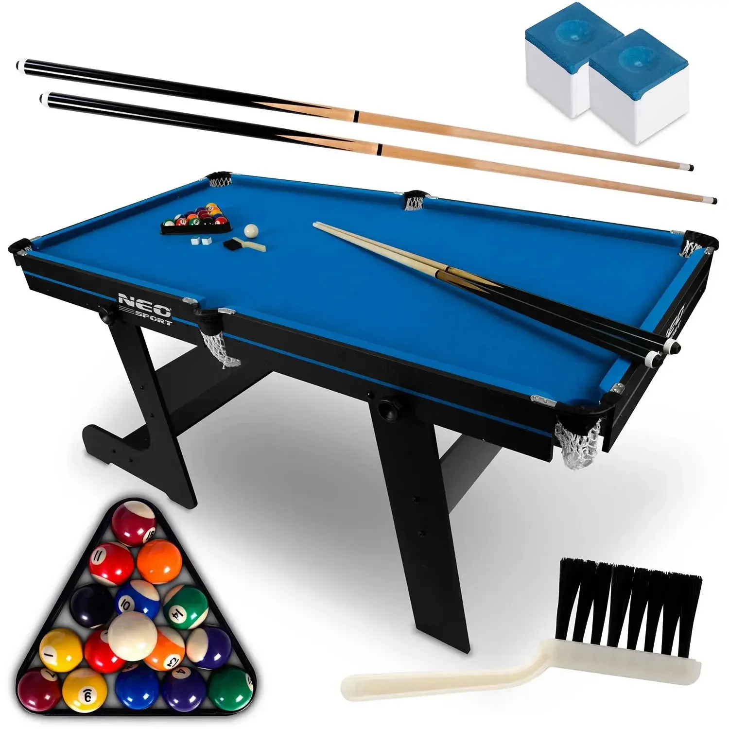 Бильярдный стол Neo Sport NS-808 180800 (Blue/Black) - 2