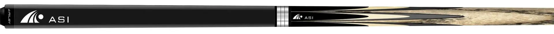 Бильярдный кий Riley Hybrid ASI HD-400 (Black/Silver)
