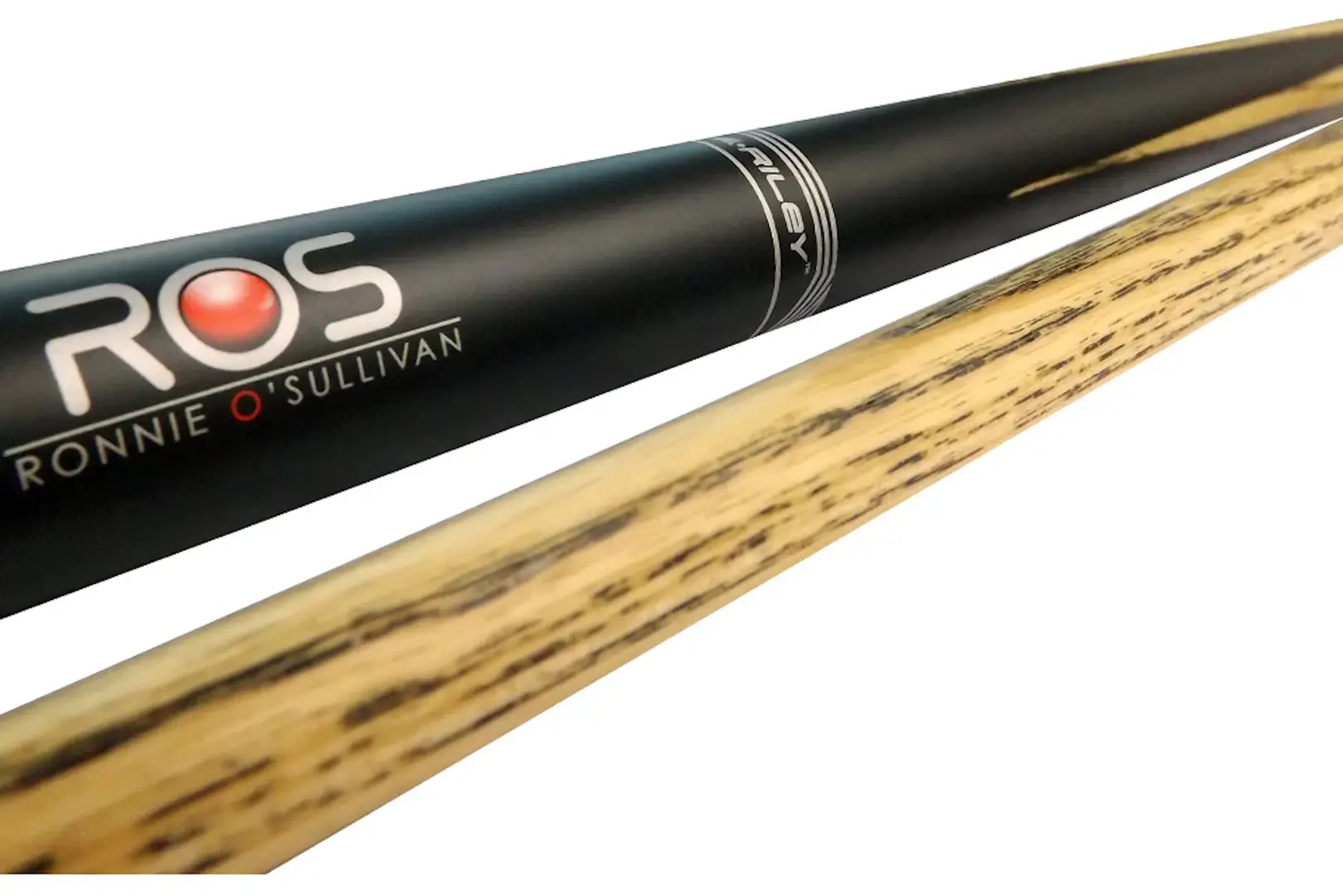 Бильярдный кий Riley Ronnie O'Sullivan EL-05E (Black/Natural Wood)