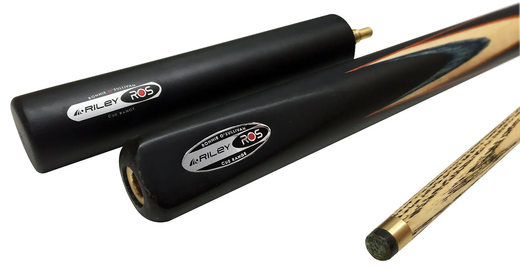 Бильярдный кий Riley Ronnie O'Sullivan ROS3-7 (Black/Natural Wood)