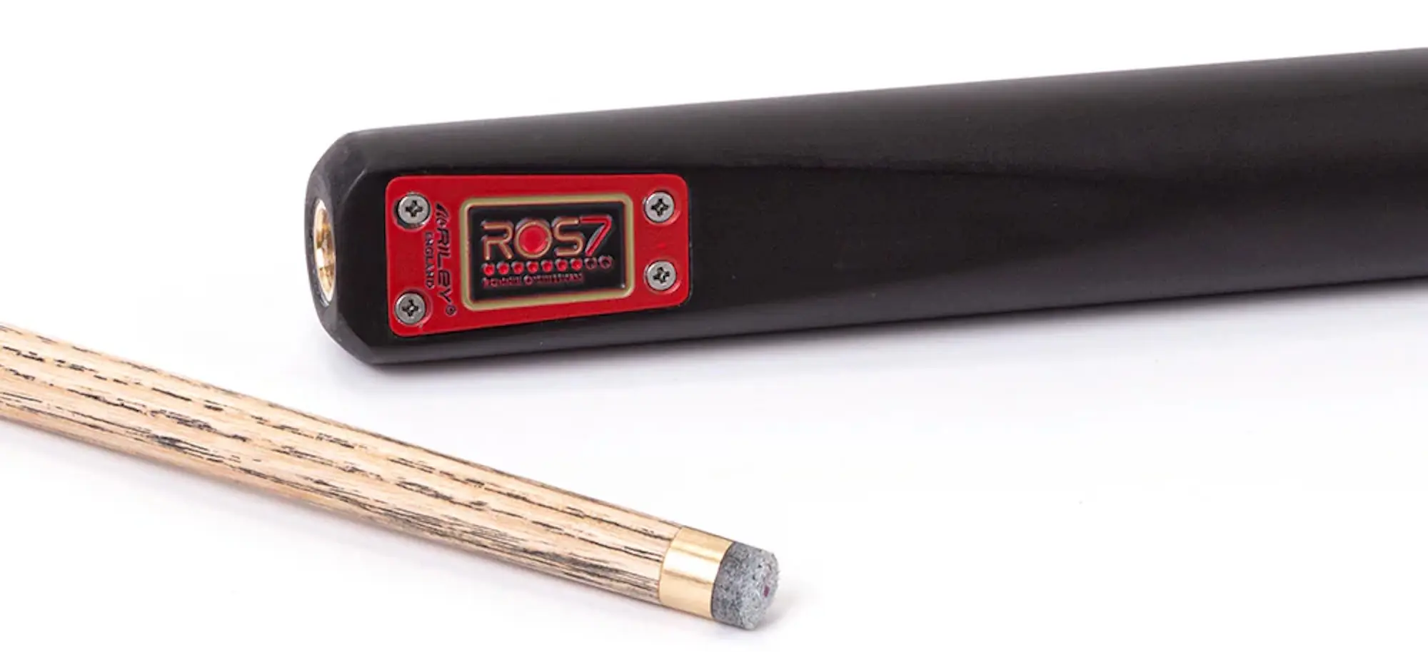 Бильярдный кий Riley Ronnie O'Sullivan ROS7-12 (Black/Natural Wood)