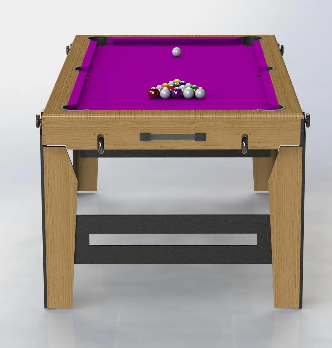 Бильярдный стол BCE Riley Razor 6ft (Pink/Wood)