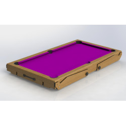 Бильярдный стол BCE Riley Razor 6ft (Pink/Wood) Thumb