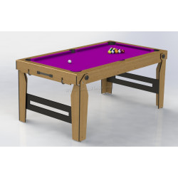 Бильярдный стол BCE Riley Razor 6ft (Pink/Wood)