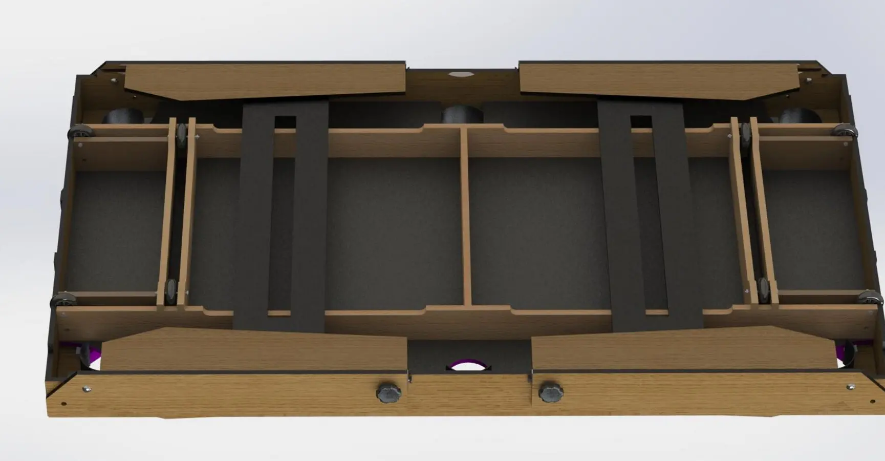 Бильярдный стол BCE Riley Razor 6ft (Pink/Wood)