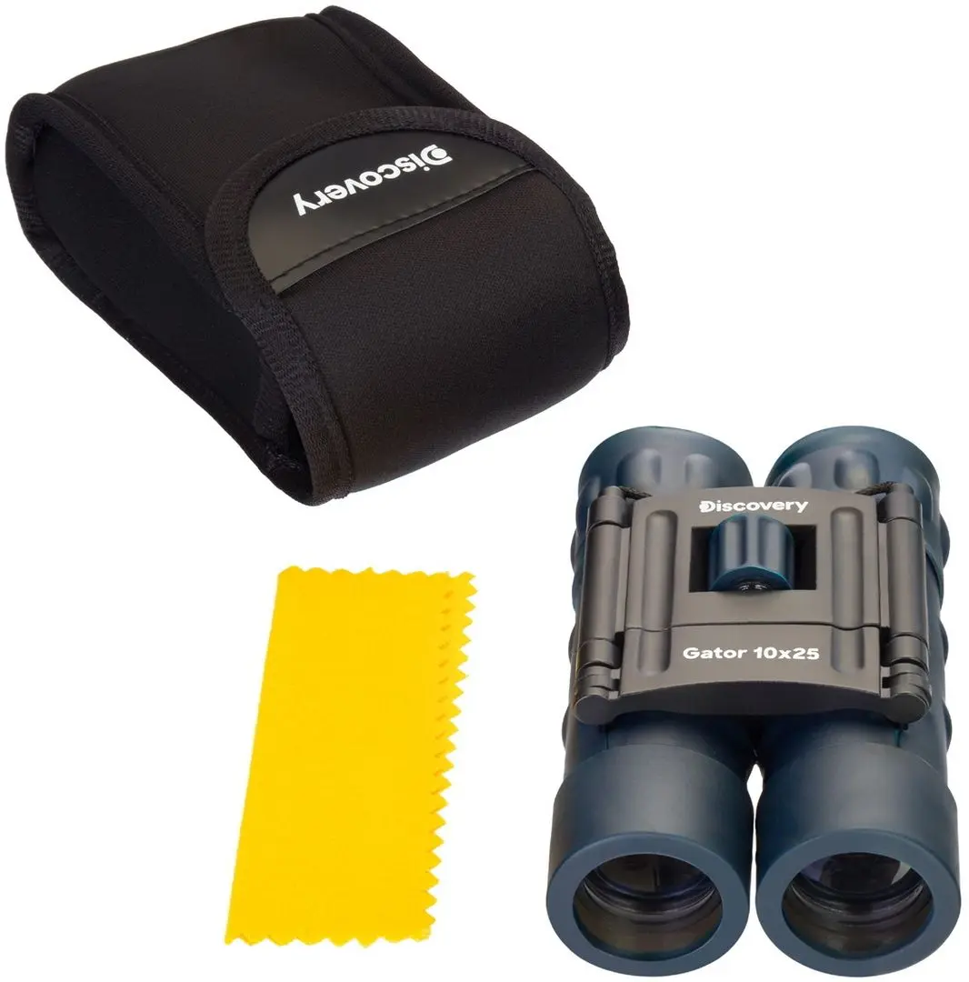 Binoclu Levenhuk Discovery Gator 10x25 (Black)