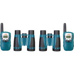 Set binocluri si emisii receptie Levenhuk LabZZ WTT10 (Blue)