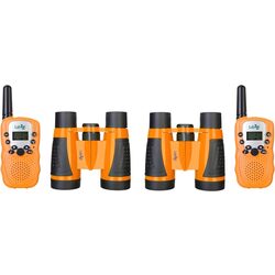 Set binocluri si emisii receptie Levenhuk LabZZ WTT10 (Orange)