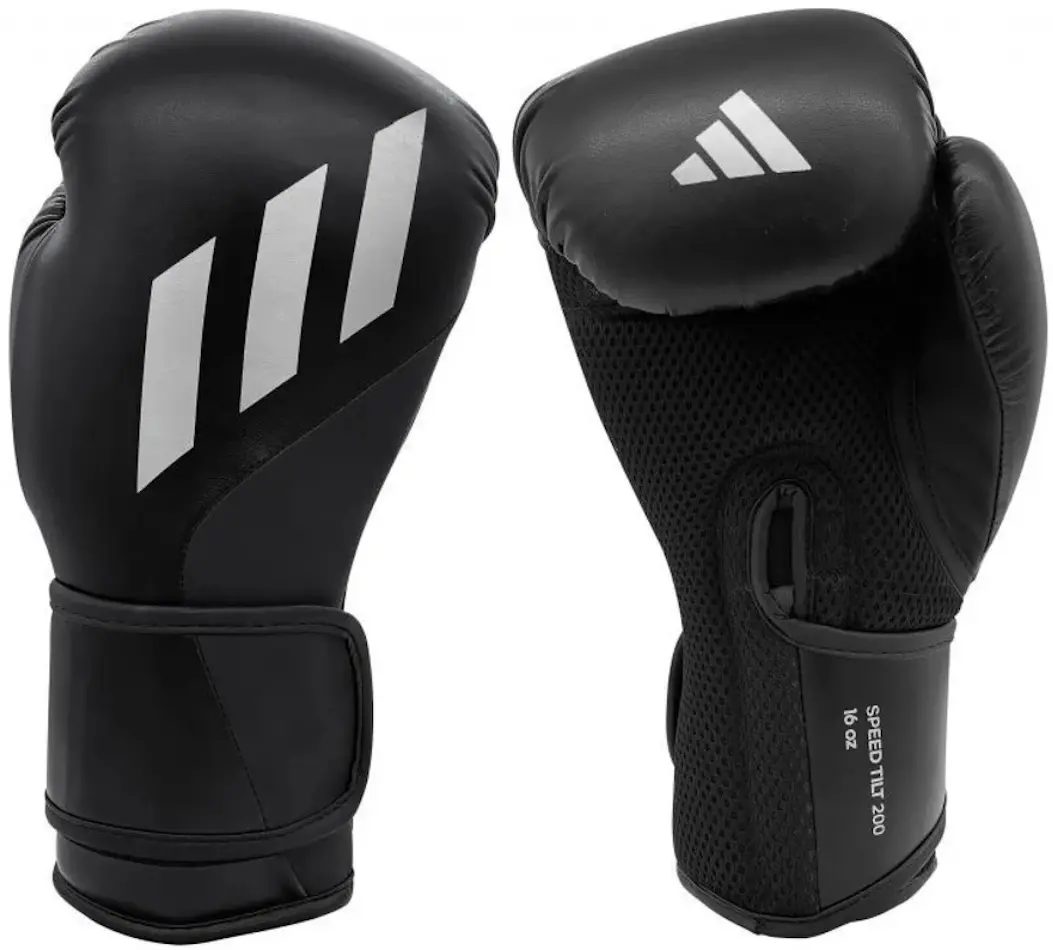 Перчатки для бокса Adidas Speed Tilt 200 SPD200TG 14OZ (Black/Silver)