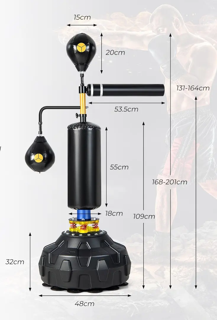 Sac de box 3in1 Costway SP37825 (Black)