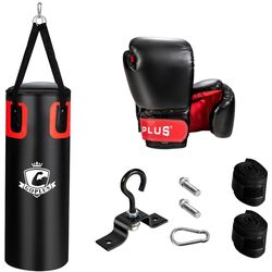 Sac de box + manusi + bandaje box Costway SP37568DK (Black/Red) Thumb