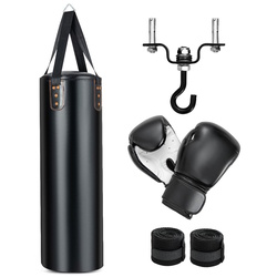 Sac de box + manusi + bandaje box Costway SP38033 (Black)