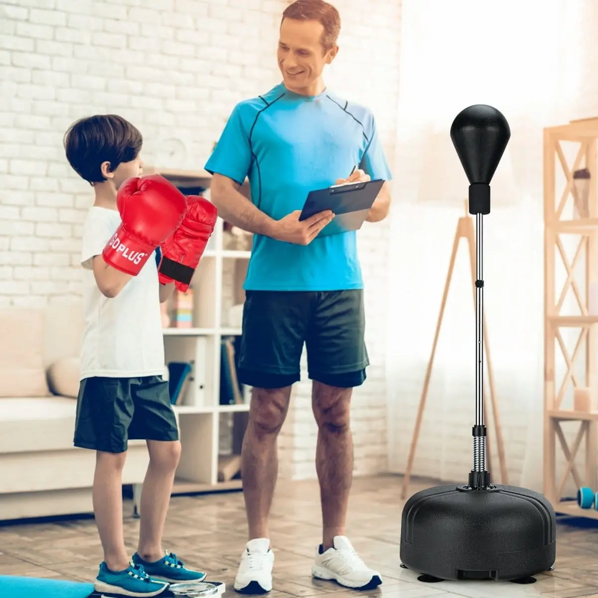 Детский набор для бокса Costway SP37558DK (Black) - 4