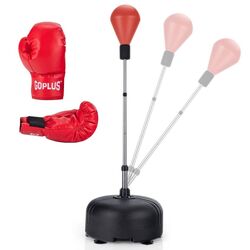 Детский набор для бокса Costway SP37558RE (Black/Red) Thumb