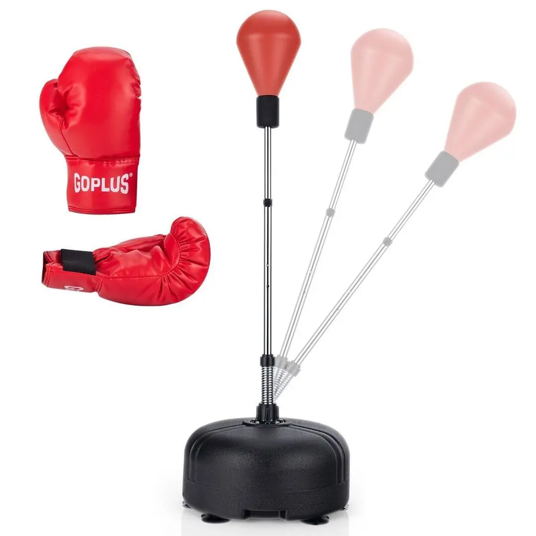 Детский набор для бокса Costway SP37558RE (Black/Red) - 2