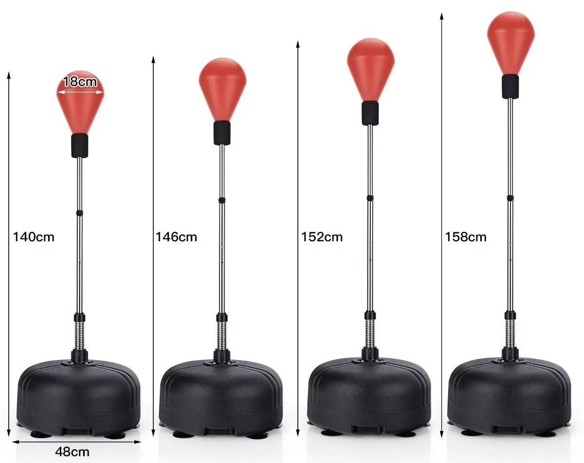 Детский набор для бокса Costway SP37558RE (Black/Red) - 4