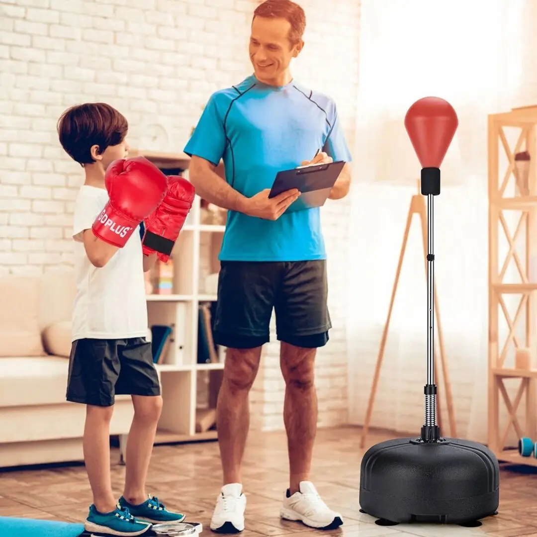 Детский набор для бокса Costway SP37558RE (Black/Red) - 6