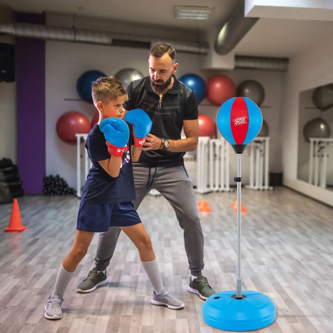 Set de box pentru copii Costway TY579435BL (Blue/Red)