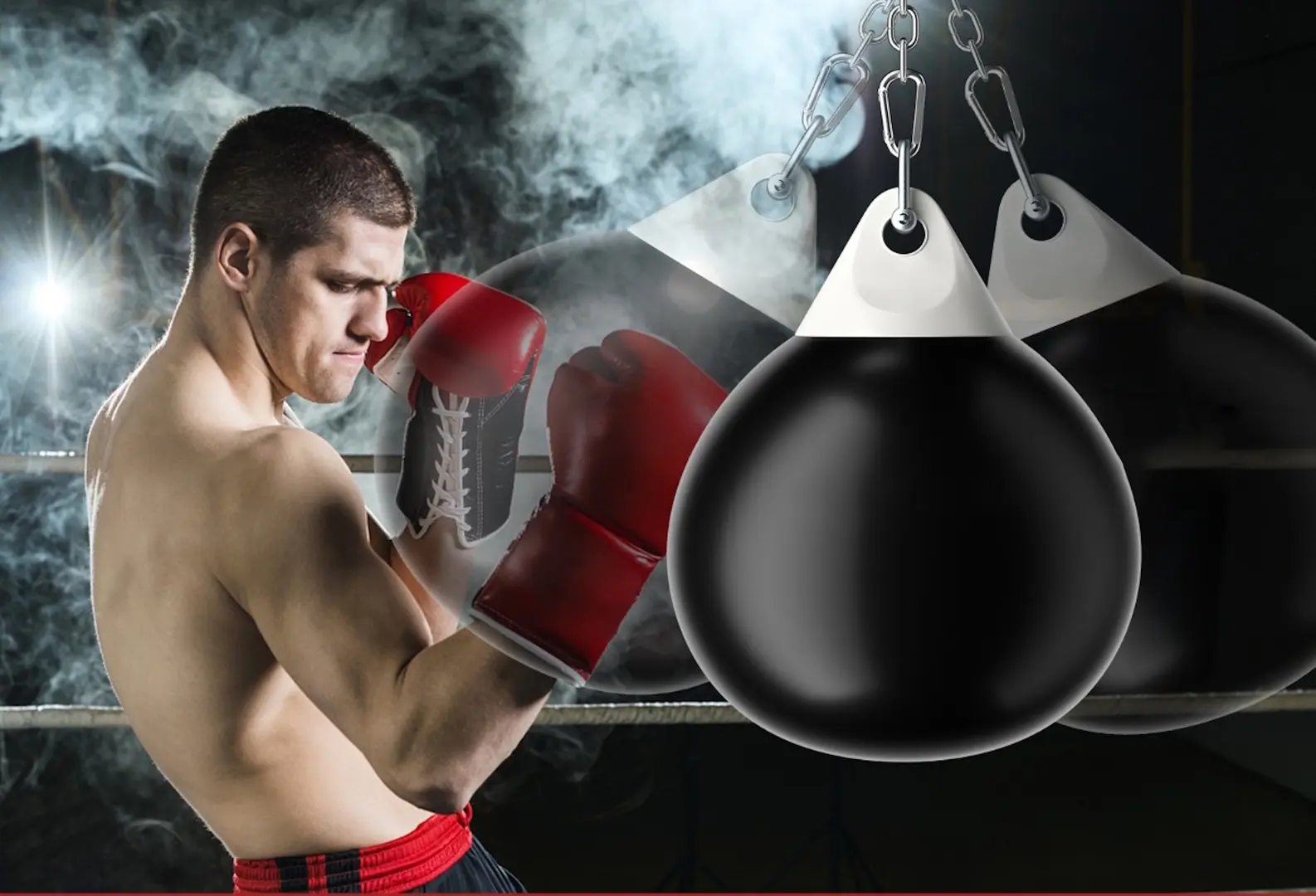 Para de box Costway SP37882BK (Black)