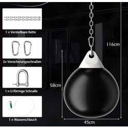 Para de box Costway SP37882BK (Black) Thumb