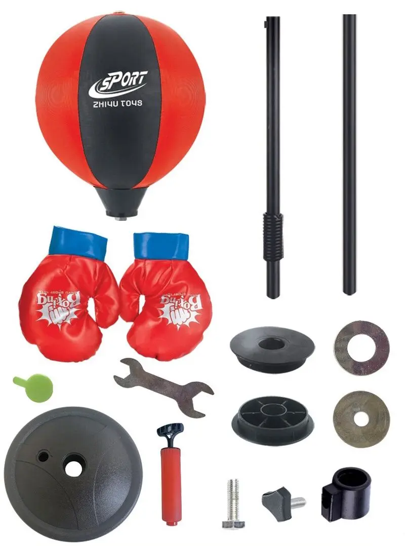 Set de box pentru copii Enero Toys 1017556 (Black/Red) - 5