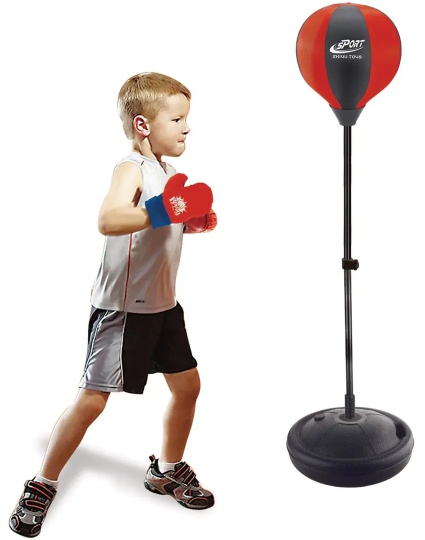 Set de box pentru copii Enero Toys 1017556 (Black/Red) - 7