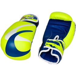 Перчатки для бокса Enero Neon R.10OZ (Yellow/Blue) Thumb