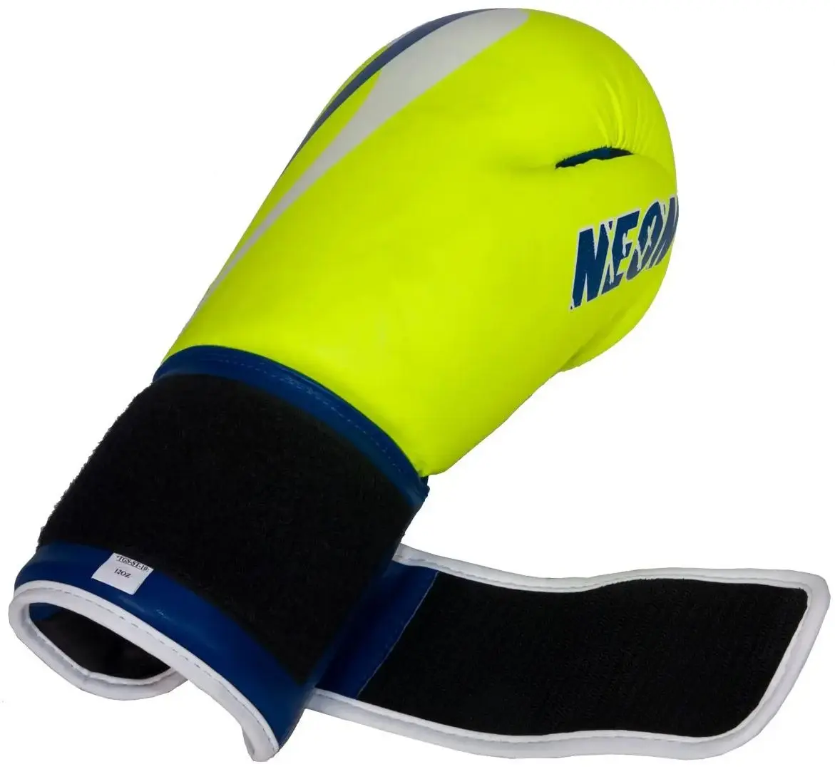 Перчатки для бокса Enero Neon R.10OZ (Yellow/Blue) - 2