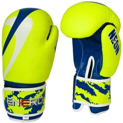 Перчатки для бокса Enero Neon R.12OZ (Yellow/Blue)