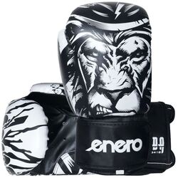 Перчатки для бокса Enero Tiger R.8OZ (Black/White) Thumb