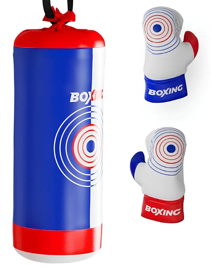 Sac de box pentru copii Essa Toys Boxing B4030-1 (Red/White/Blue) - 2