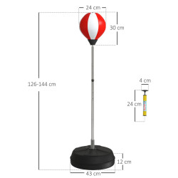 Para de box Homcom A91-059V01RD (Red/White) Thumb