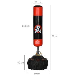 Боксерский мешок Homcom A91-110 (Red/Black) Thumb