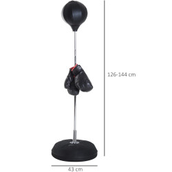 Груша для бокса Homcom A91-059BK (Black) Thumb