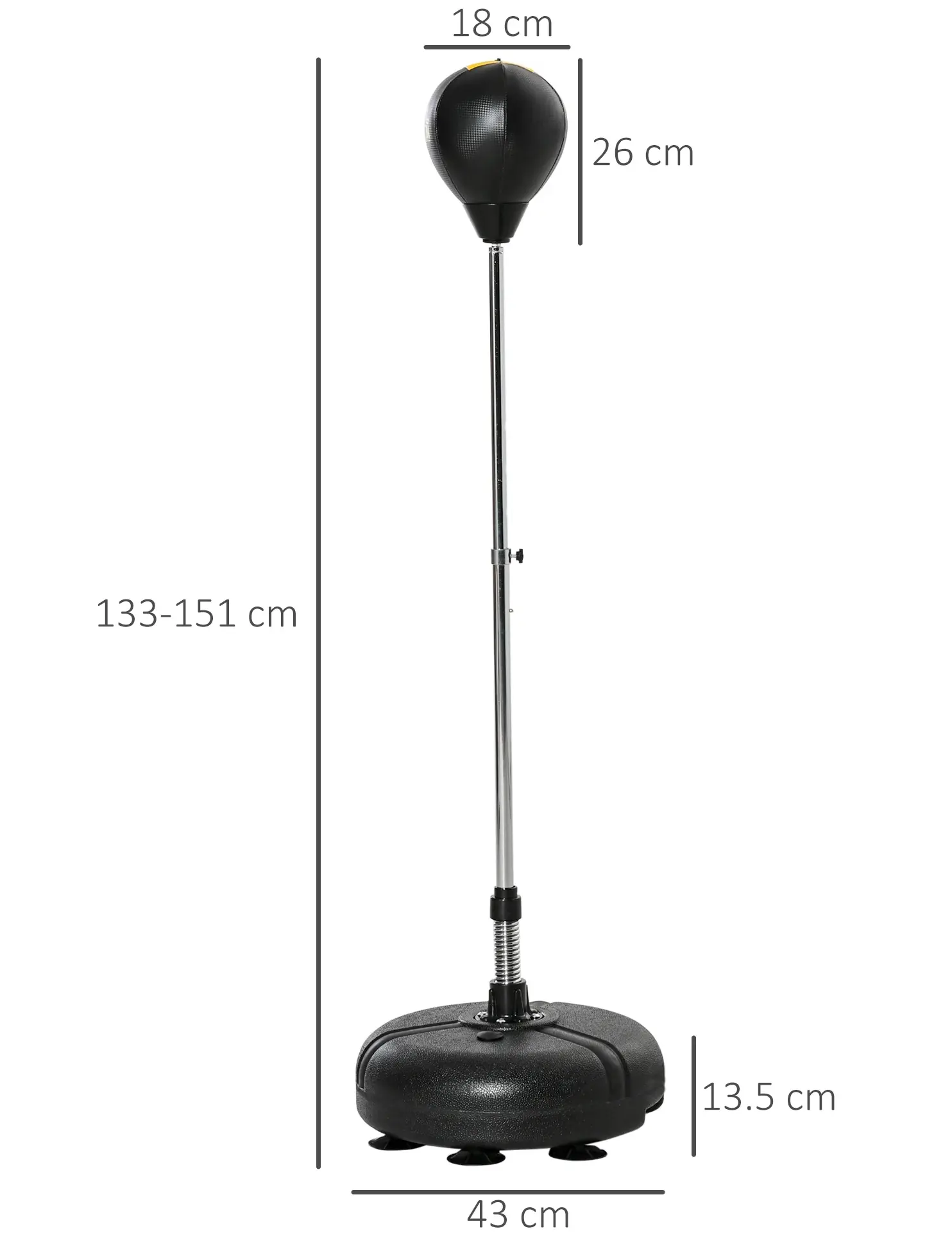 Груша для бокса Homcom A91-192GD (Golden) - 2