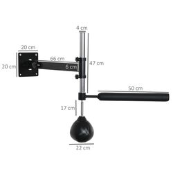 Pera de box Homcom A91-197 (Black) Thumb